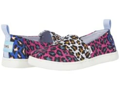 TOMS Kids Leopard Color-Block Alpargata (Little Kid/Big Kid)