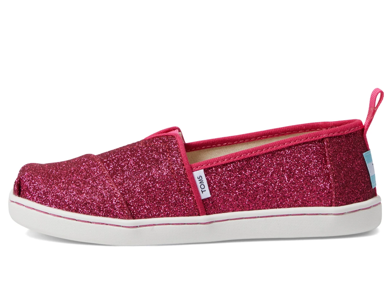 TOMS Kids Alpargata Glitter (Little Kid/Big Kid) - Image 4